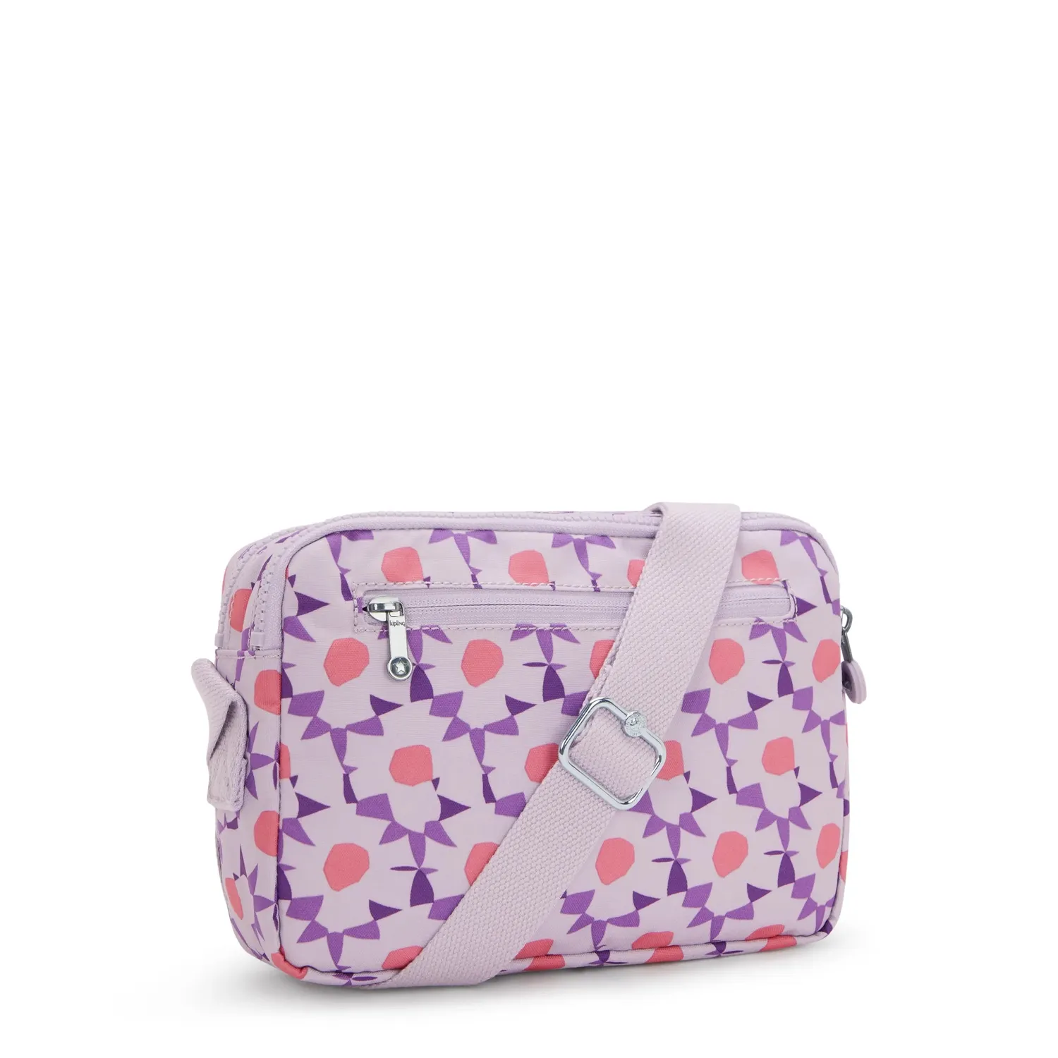 Kipling Abanu M crossbody tas Flower Dots – 2 vakken