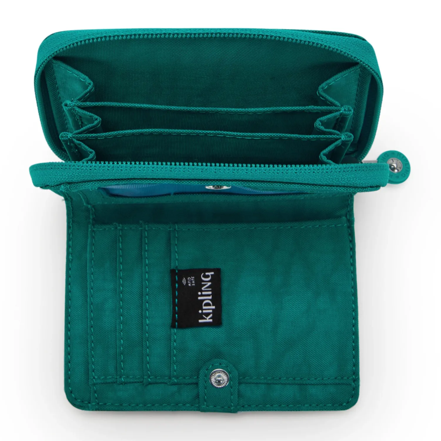 Kipling Money Love portemonnee Outspoken Green Medium RFID