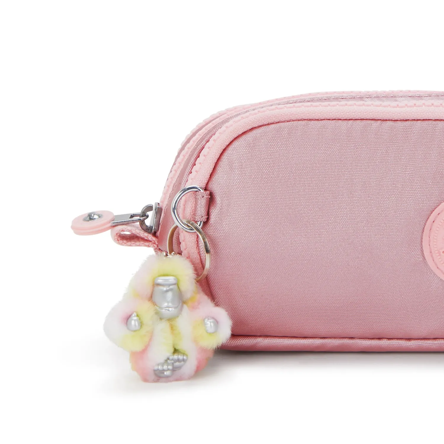 Kipling Gitroy pennenzak groot Bronze Pink Metallic 32 lussen