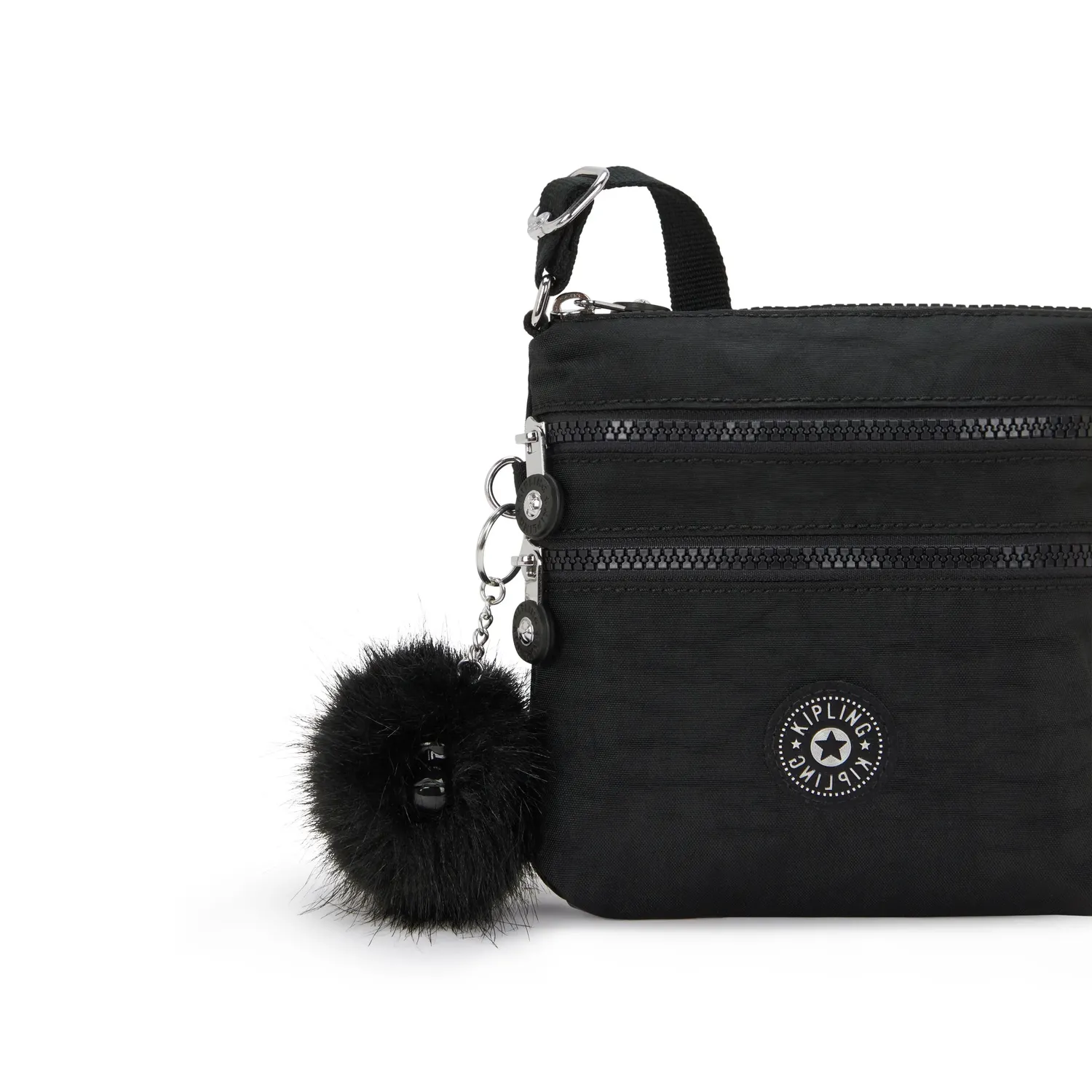 Kipling Alvar XS crossbody tas zwart klein waterafstotend