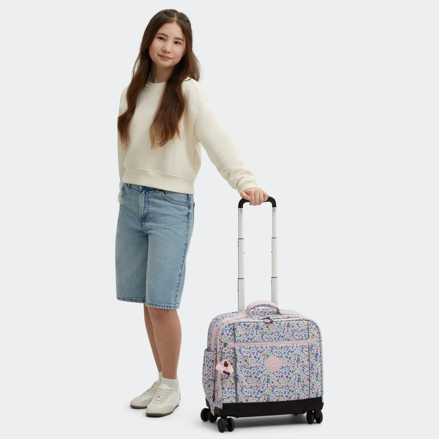Kipling New Storia trolley Digi Flower Groot laptopvak