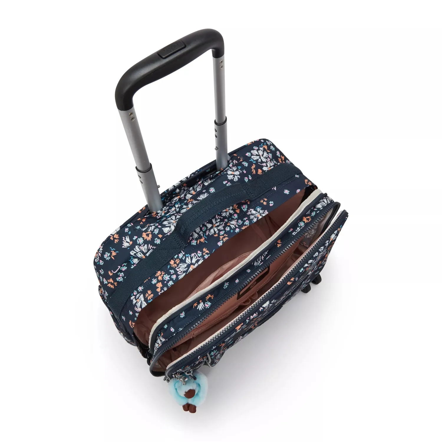 Kipling New Storia trolley Flower Field Groot met print