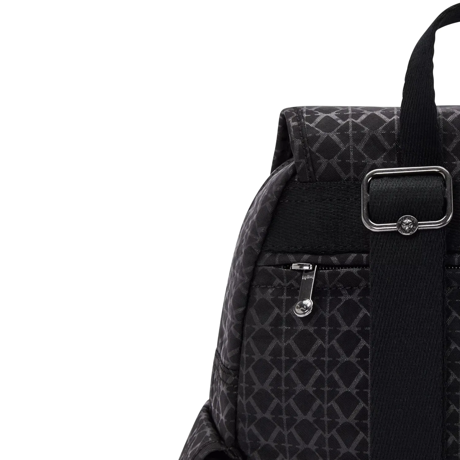 Kipling City Pack S rugzak Signature Emb klein met sleutelhanger