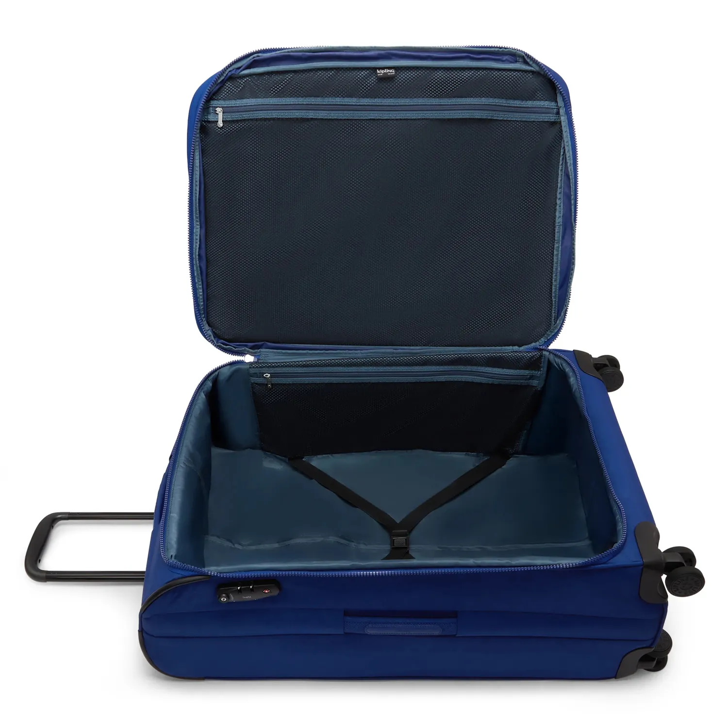 Kipling New Youri Spin L trolley Diamond Wave Emboss groot