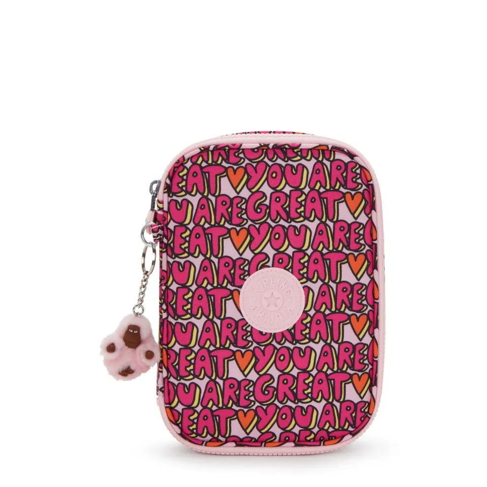 Kipling 100 Pens pennenzak U R Great Print groot waterafstotend