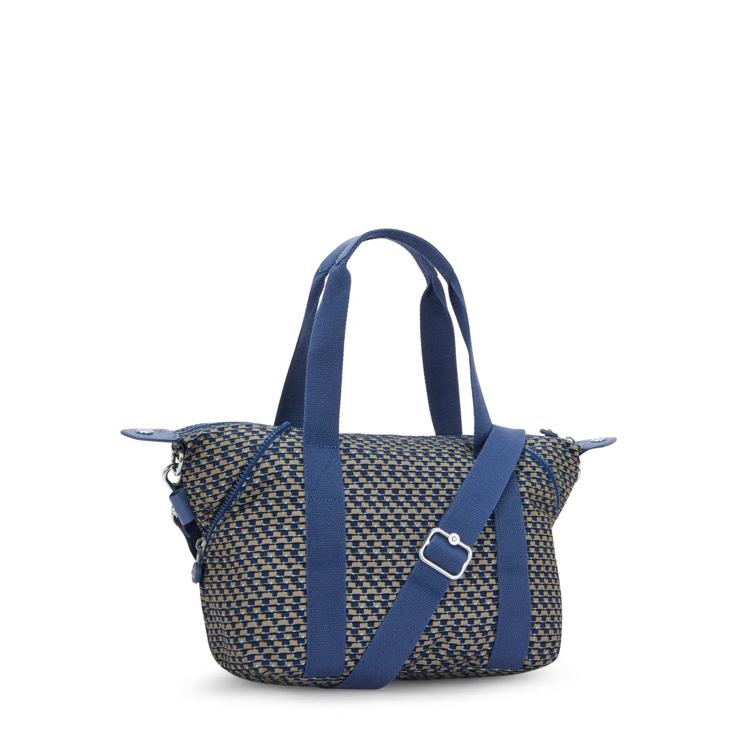 Kipling Art Mini schoudertas Blue on Wire klein verstelbaar