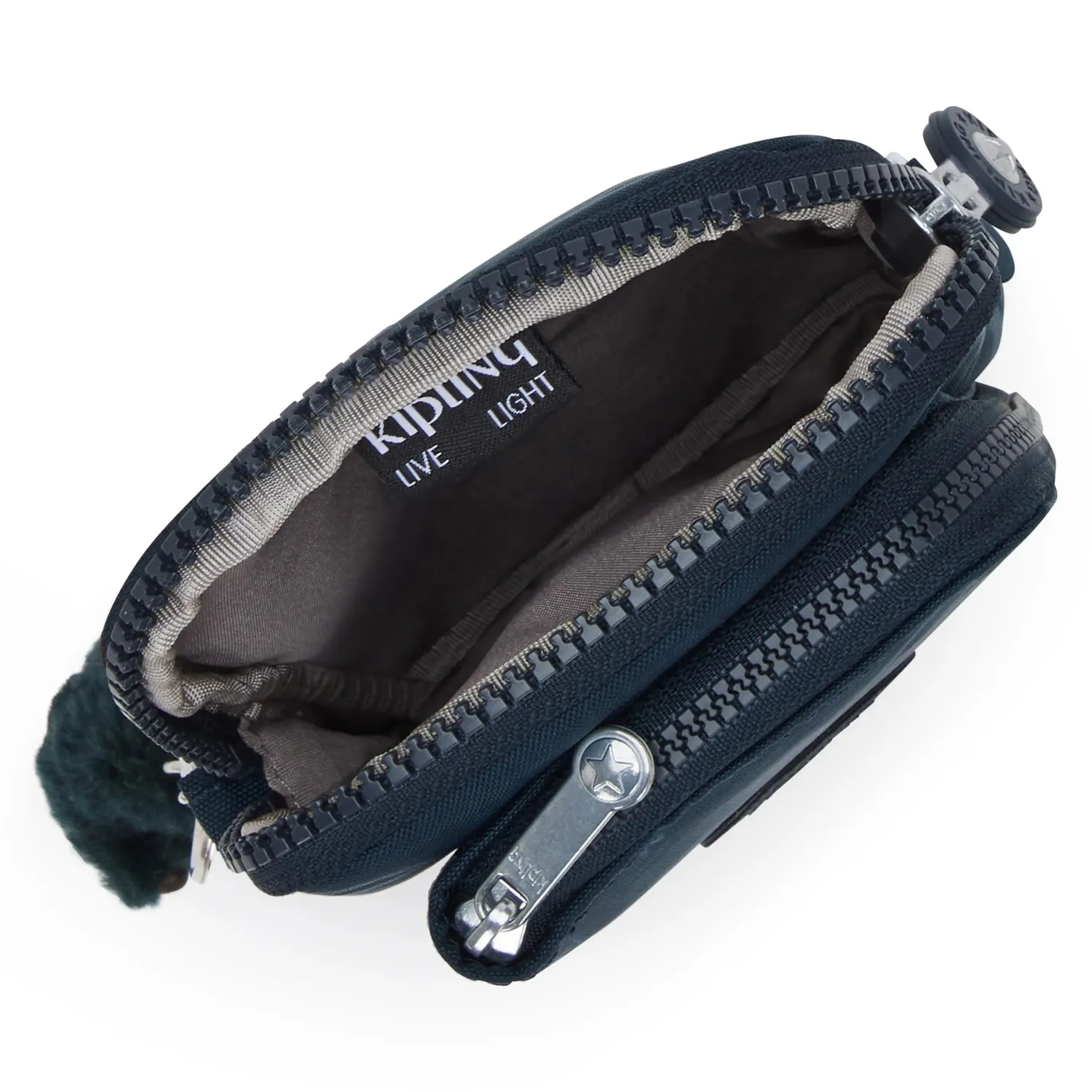 Kipling Telmo portemonnee-tas Blue Bleu 2 Klein