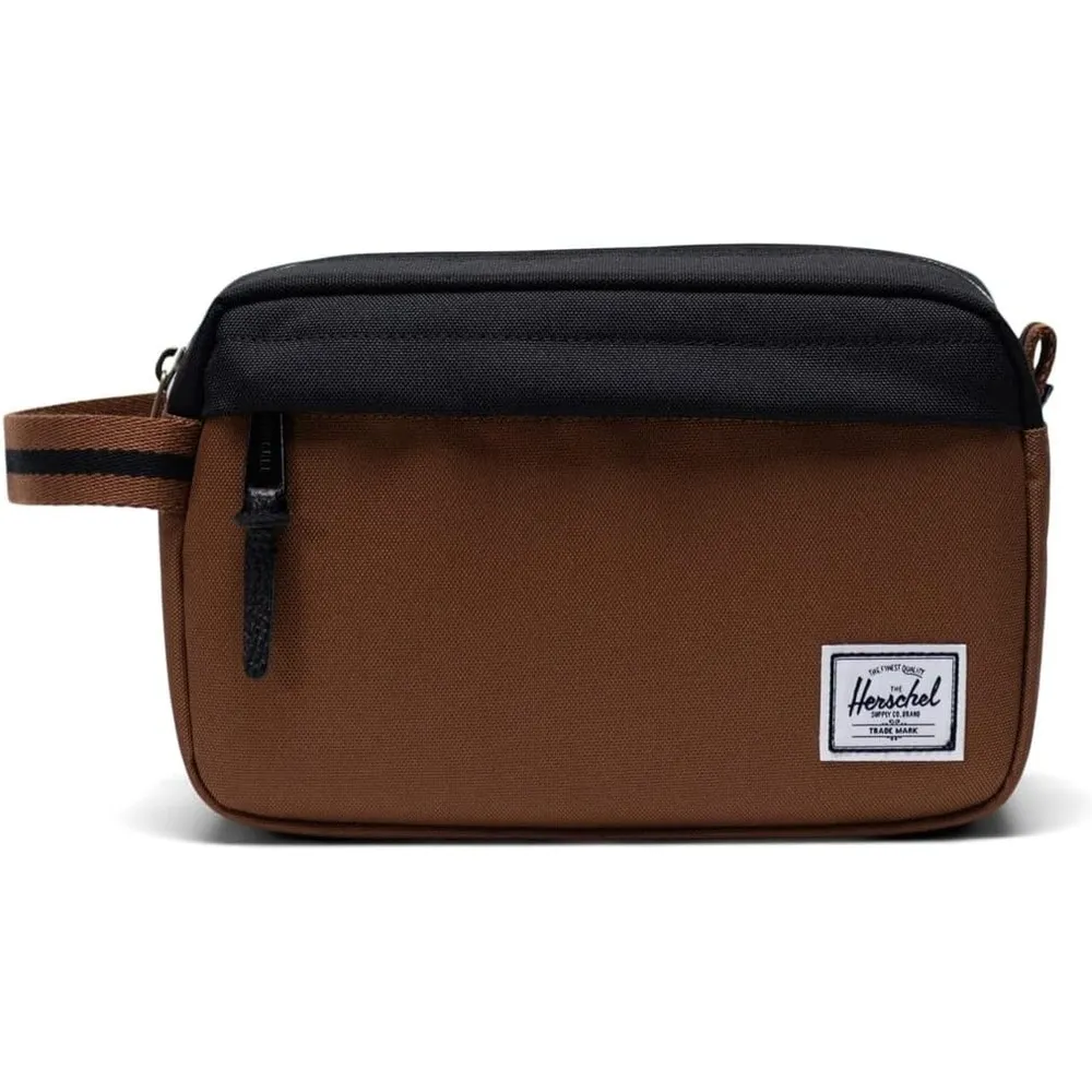 Herschel Chapter toilettas potting soil crosshatch canvas