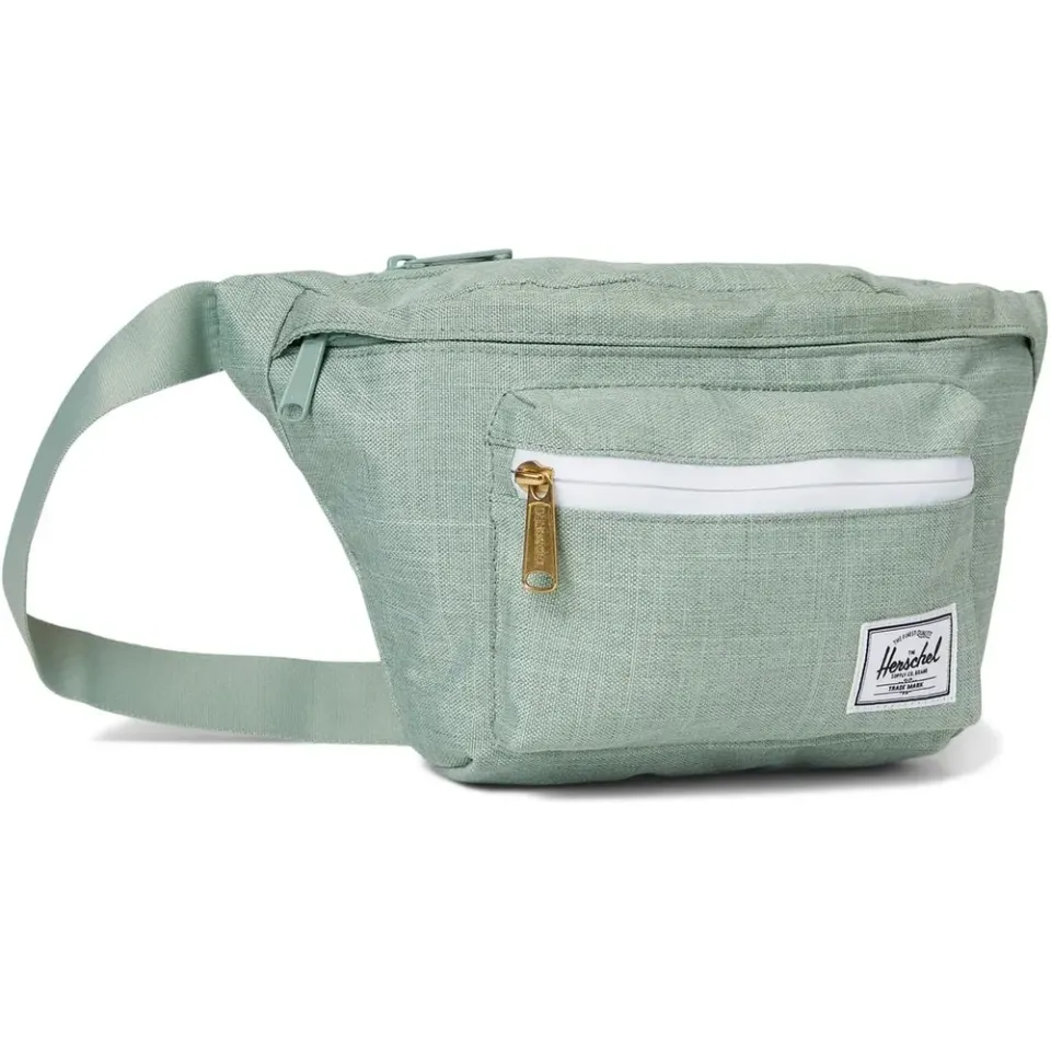 Herschel Pop Quiz heuptas iceberg green crosshatch