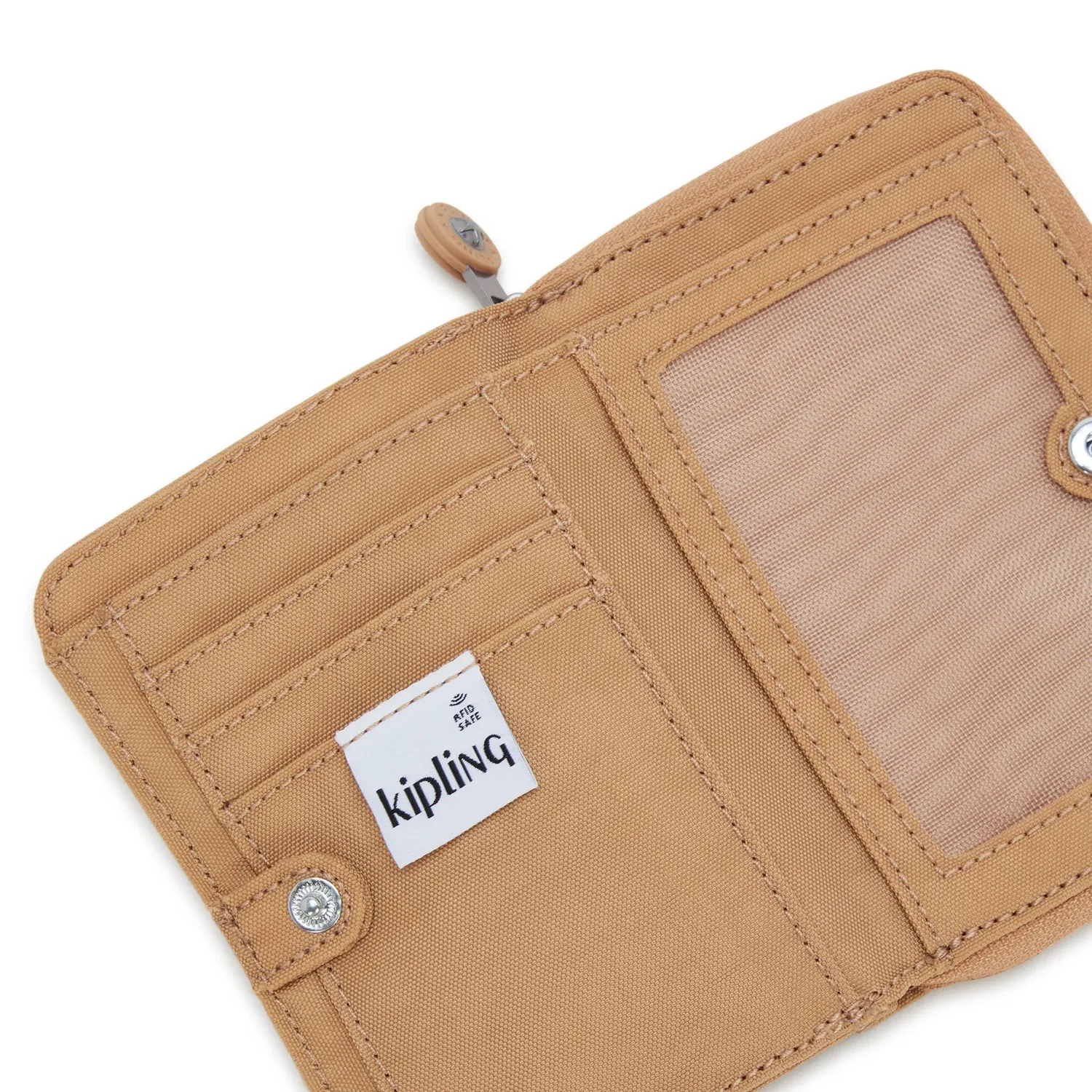 Kipling Money Love portemonnee Cookie Beige Medium RFID