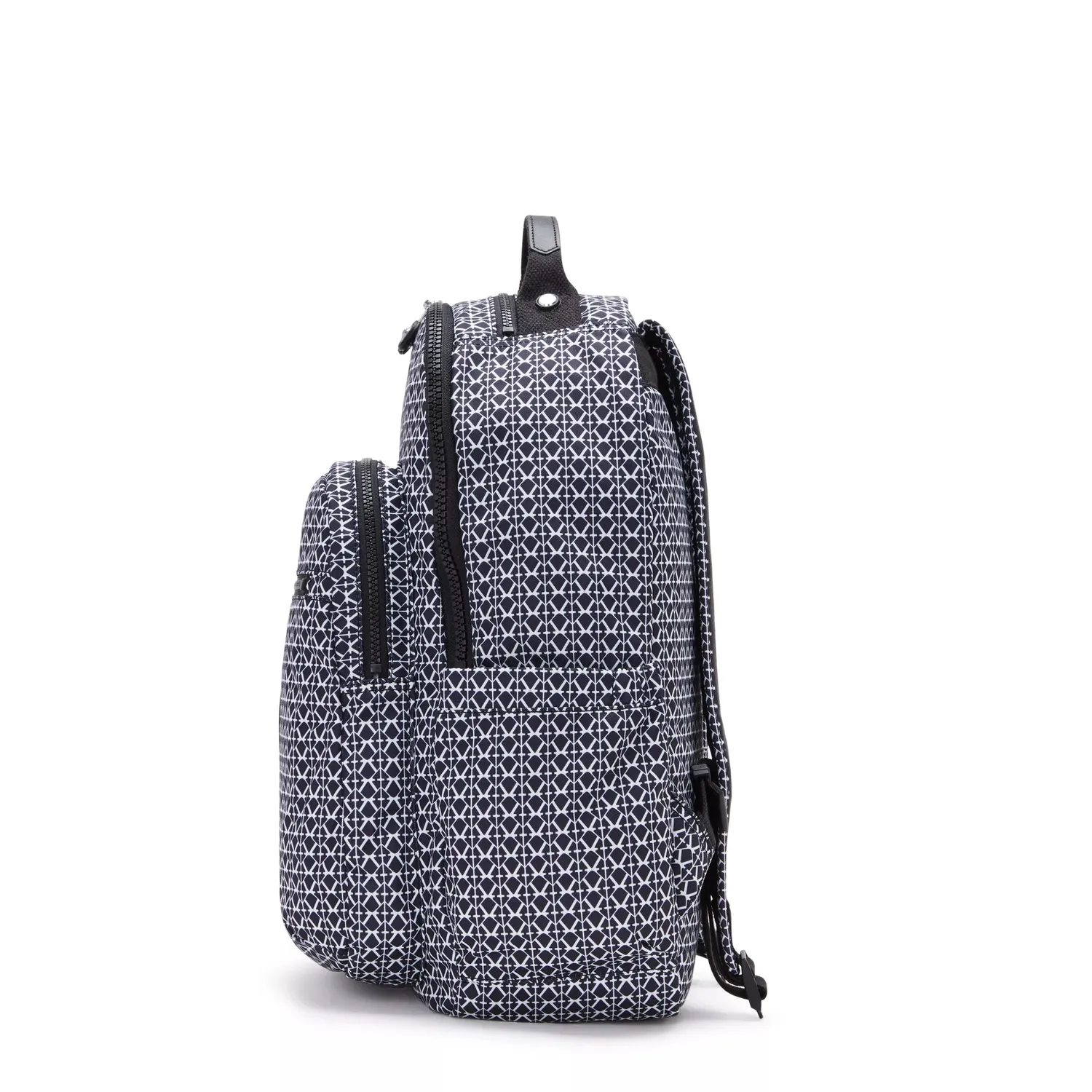 Kipling Seoul rugzak Groot Signature Print 15 inch laptopvak