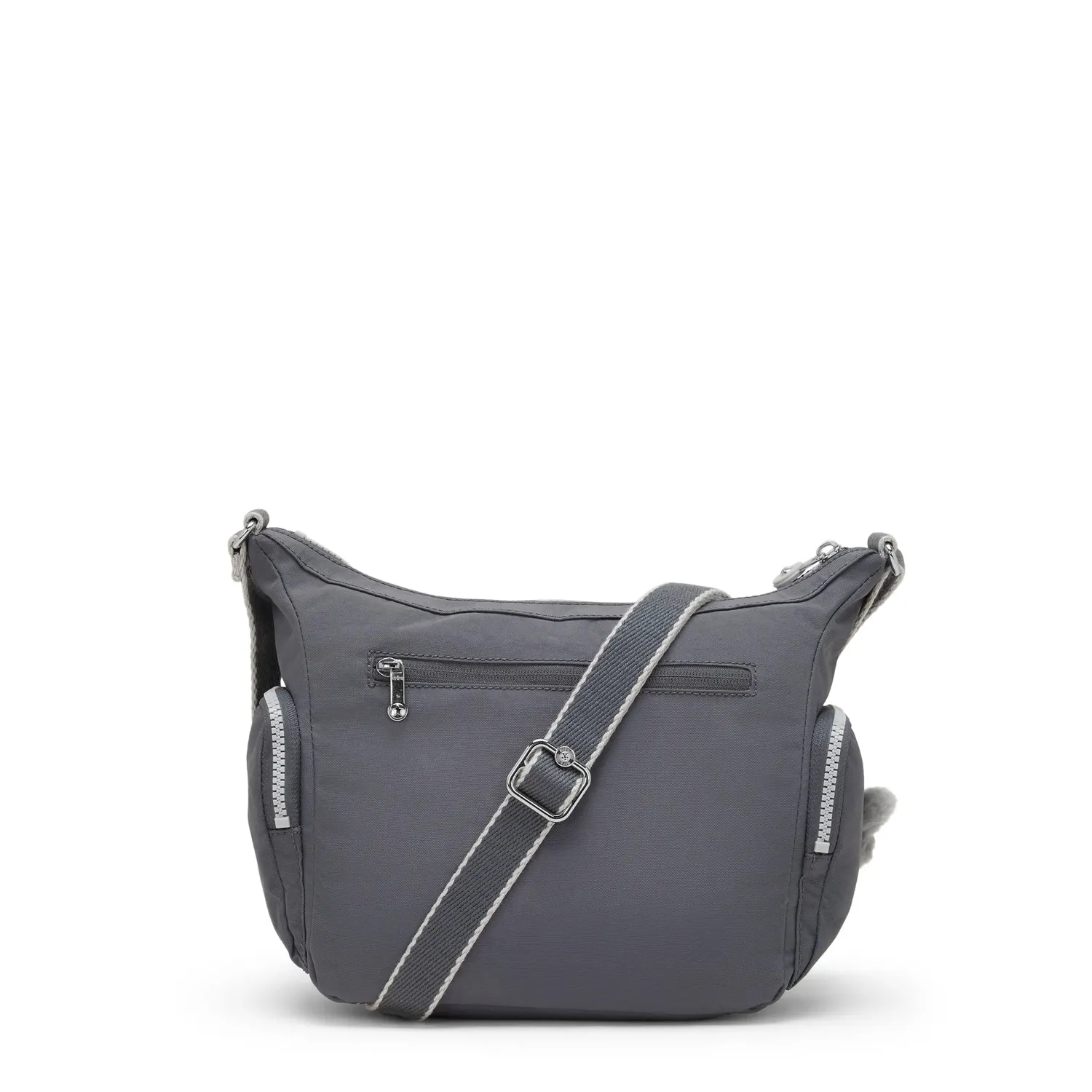 Kipling Gabb S crossbodytas Medium Moonlit Grey met sleutelkoord