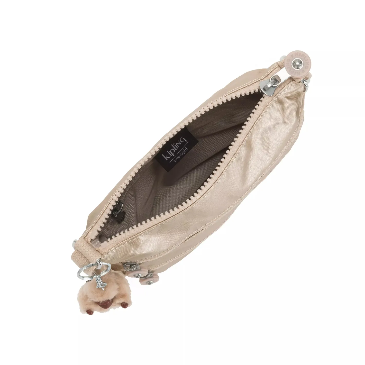 Kipling Keiko schoudertas klein starry gold metallic