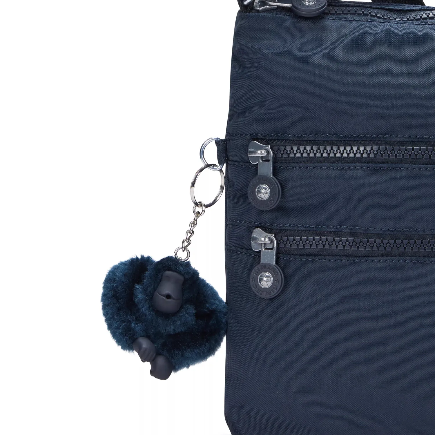 Kipling Alvar Medium schoudertas Blue Bleu 2 waterafstotend