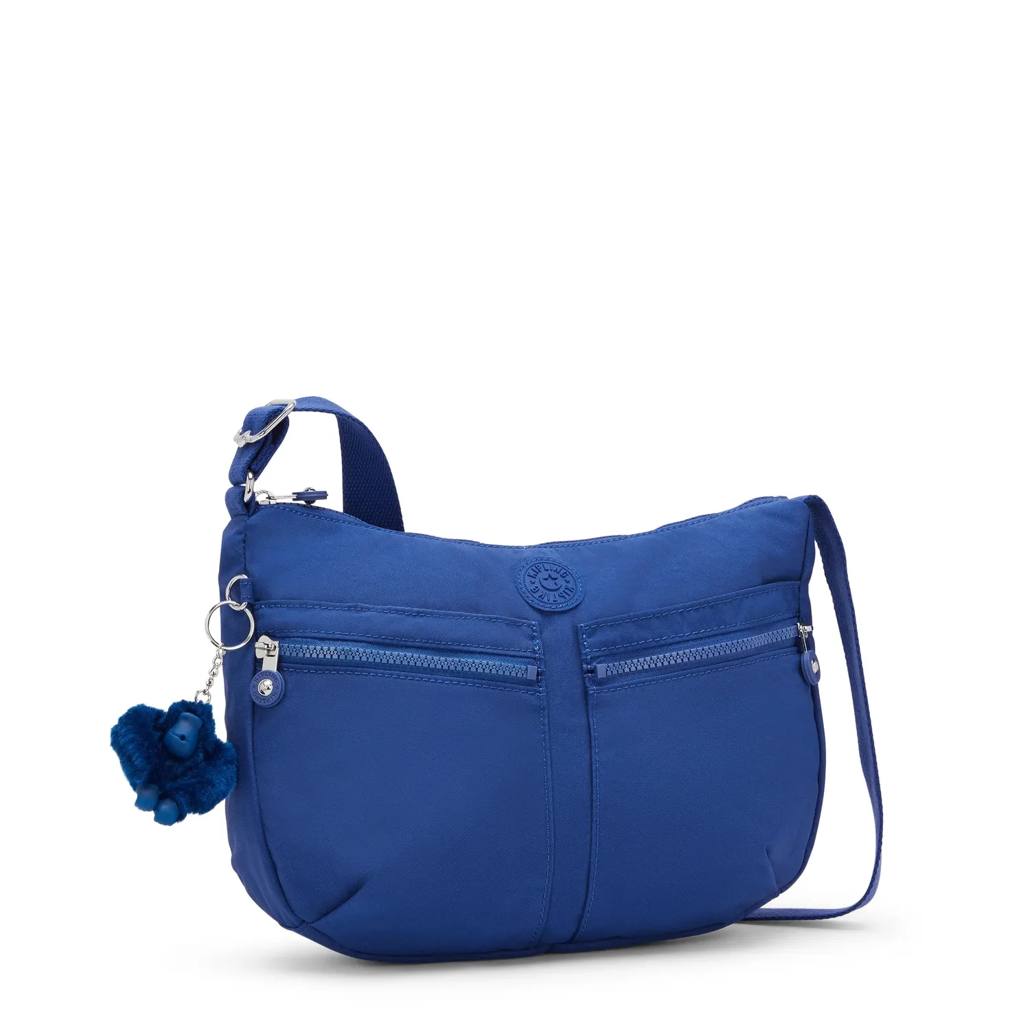 Kipling Izellah schoudertas Blazing Blue Medium waterafstotend