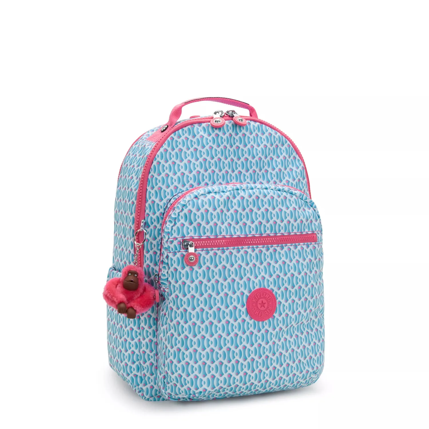Kipling Seoul Lap rugzak Dreamy Geo Combo groot 15 inch