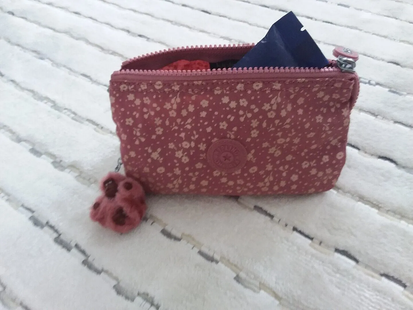 Kipling Creativity L etui Groot Red Rouge waterafstotend