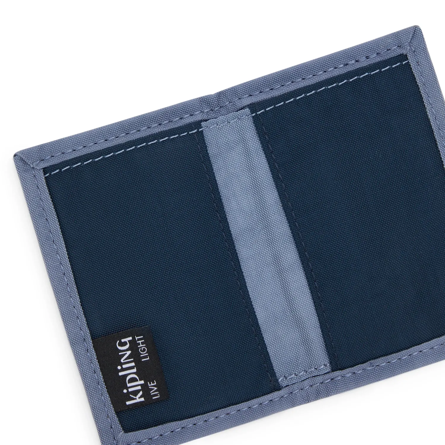 Kipling Itta kaarthouder Blue Stone Block Klein compact