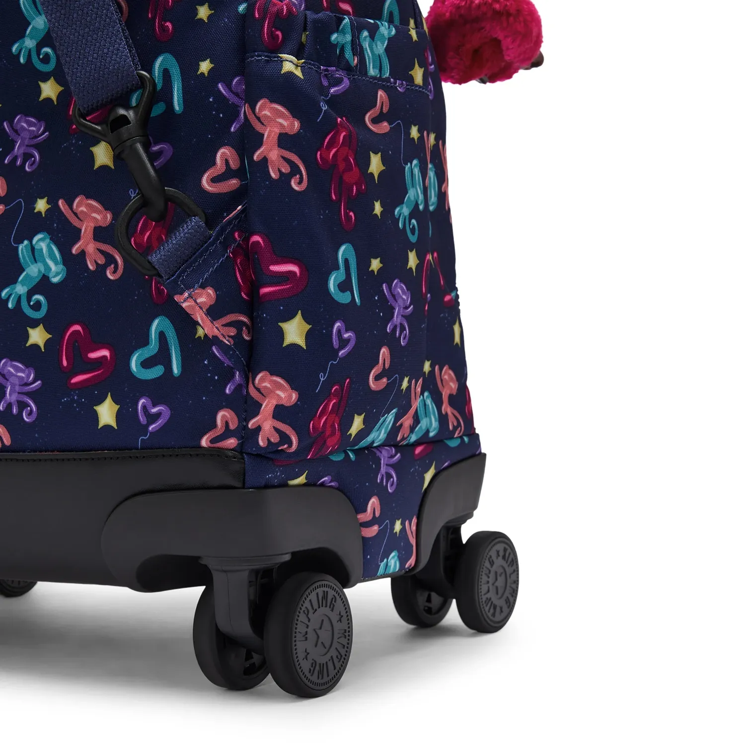 Kipling New Zea rugzak Balloon Monkey groot met wielen