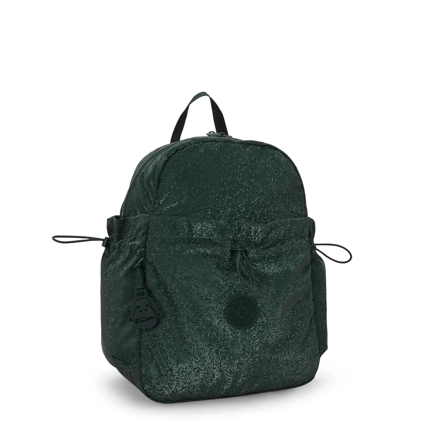 Kipling Amita rugzak Shiny Pixel Green 15 liter medium