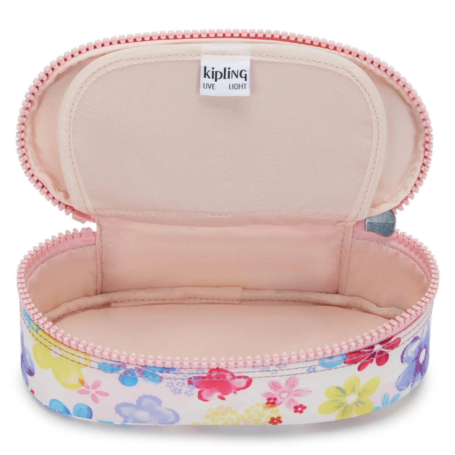Kipling Duobox pennenetui Medium Flower Stamp waterafstotend