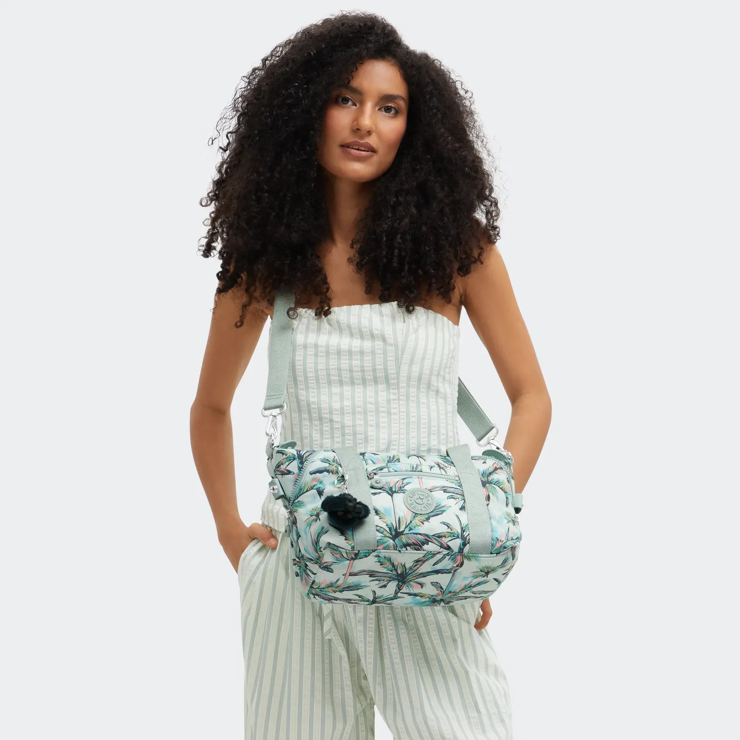 Kipling Art Mini schoudertas More Palm Trees print klein