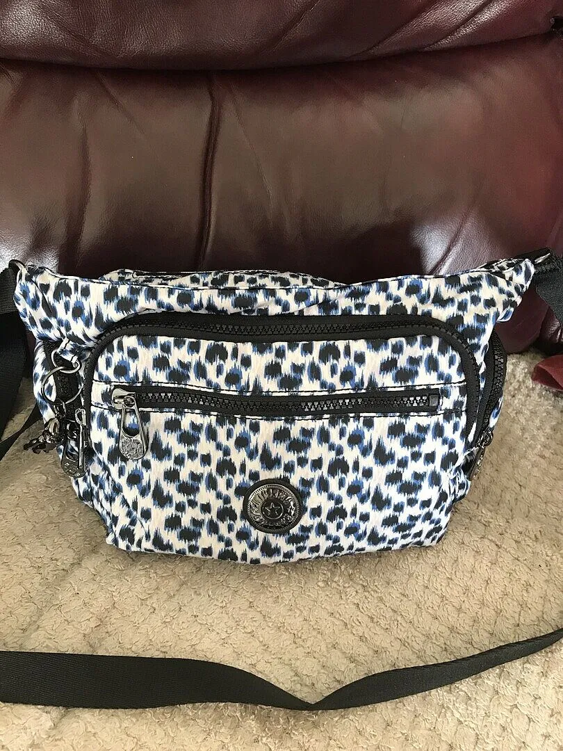 Kipling Gabbie S schoudertas Signature Print klein bedrukt