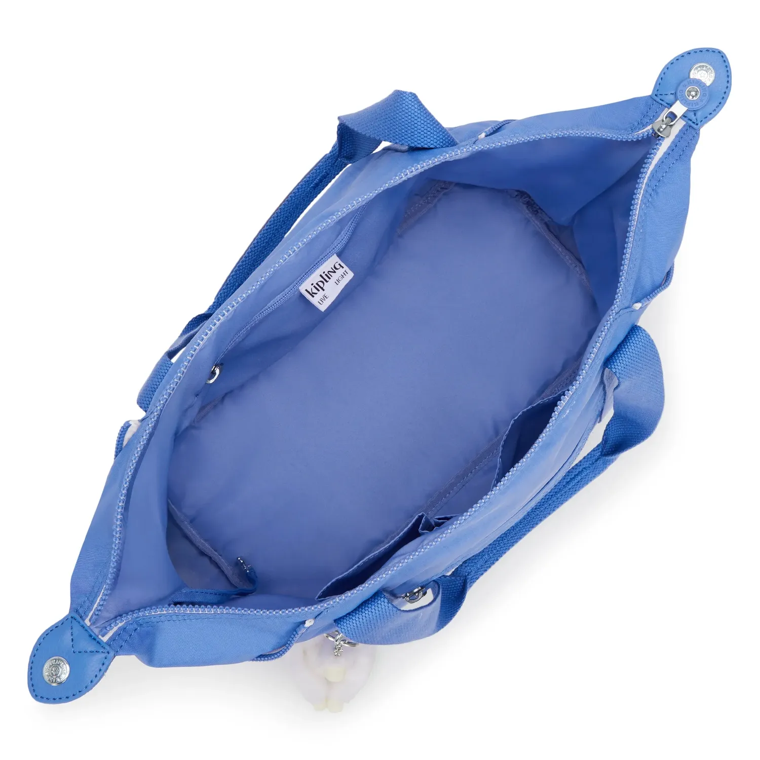 Kipling Art schoudertas medium cocktail blue licht