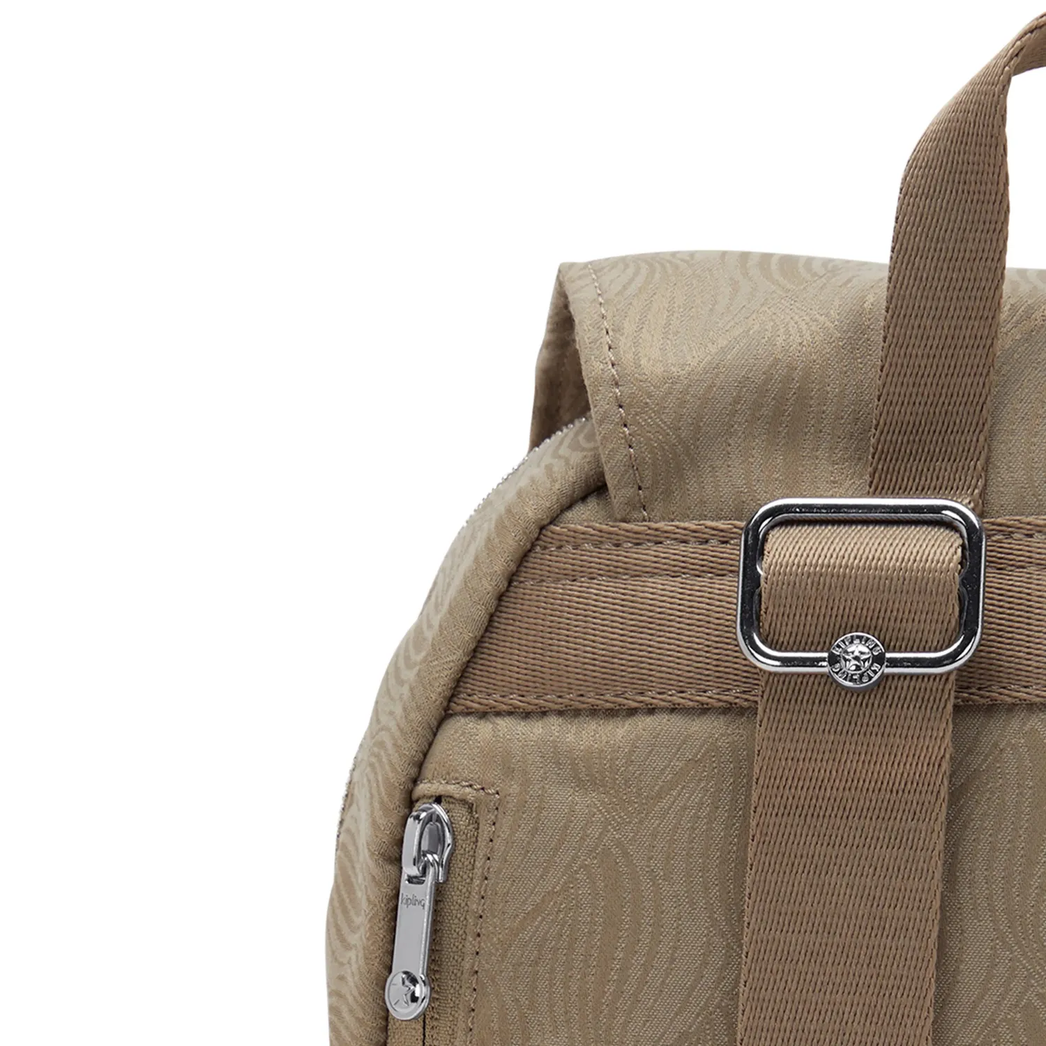 Kipling City Pocket S rugzak Diamond Wave Jacquard Klein klepsluiting