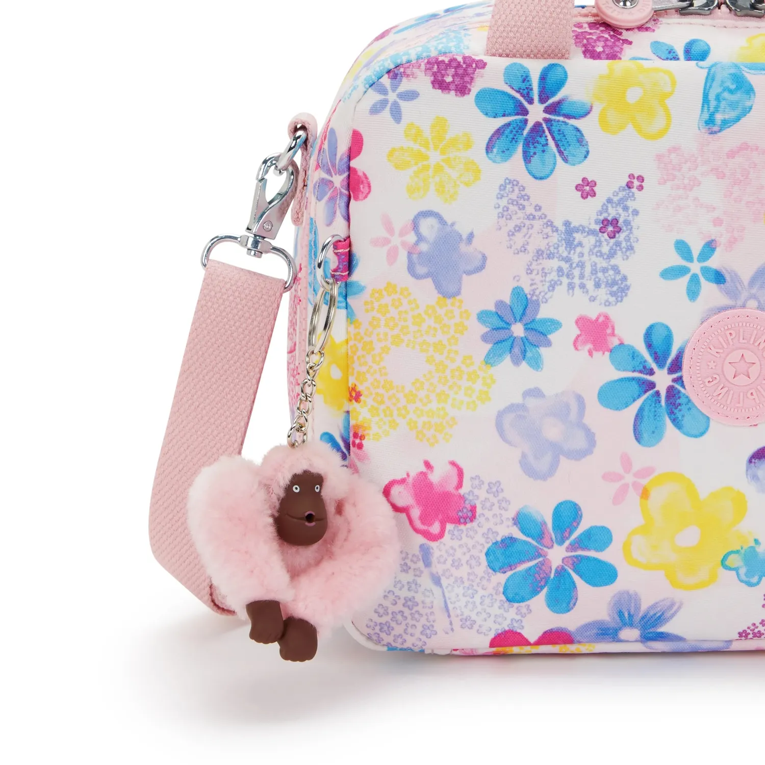 Kipling Miyo lunchtas Flower Stamp groot geisoleerd