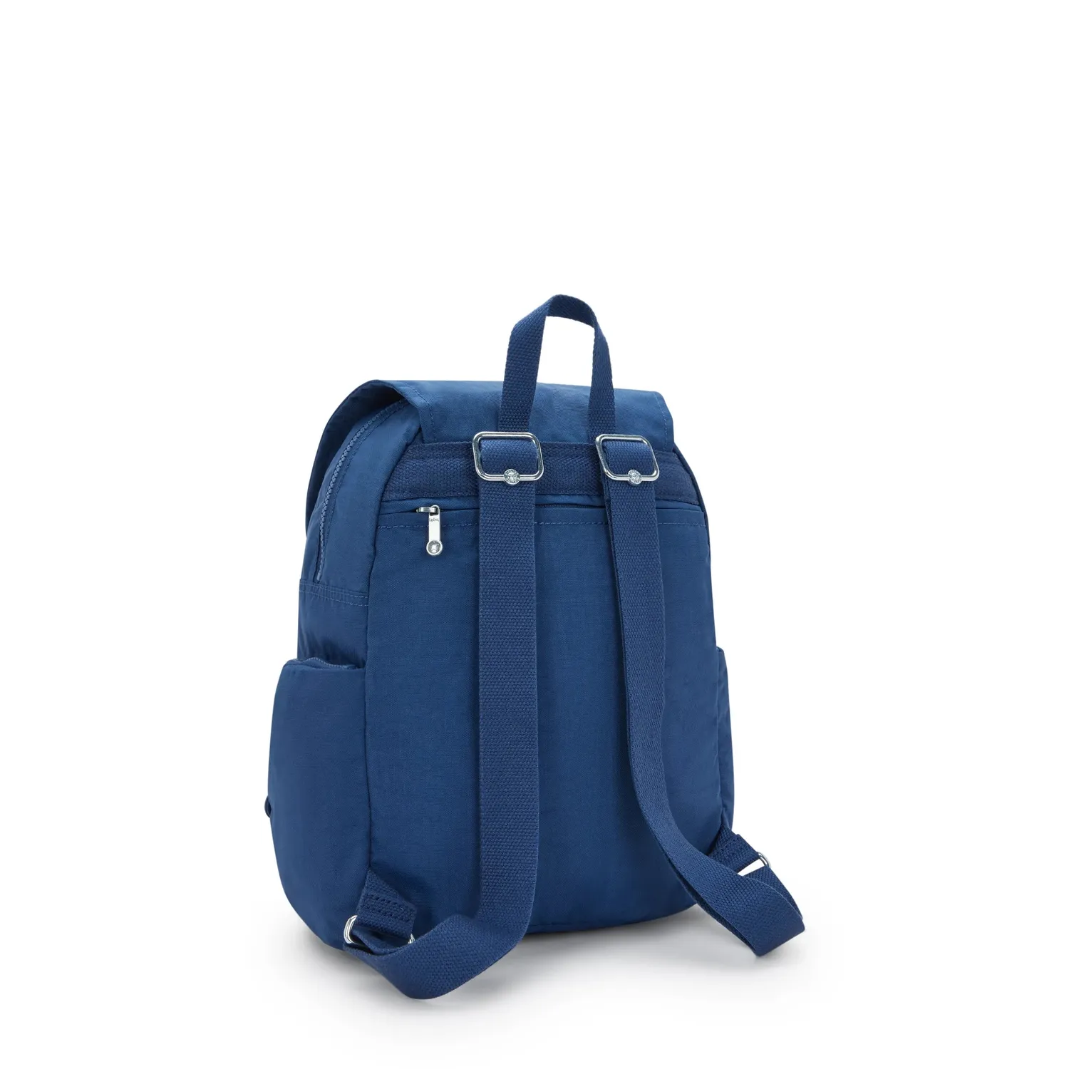 Kipling City Zip S rugzak Casual Blue klein met achtervak