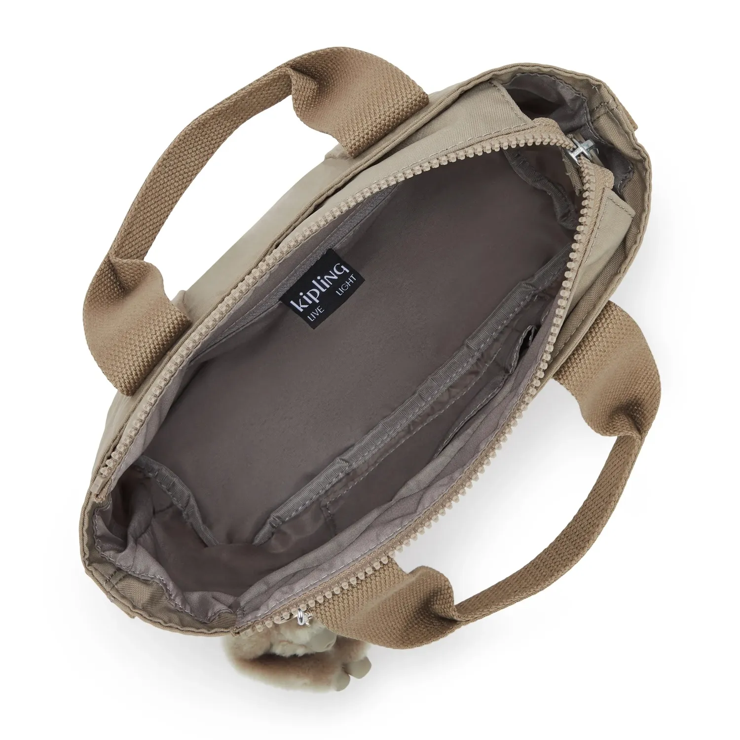 Kipling Minta tasje klein soft taupe waterafstotend
