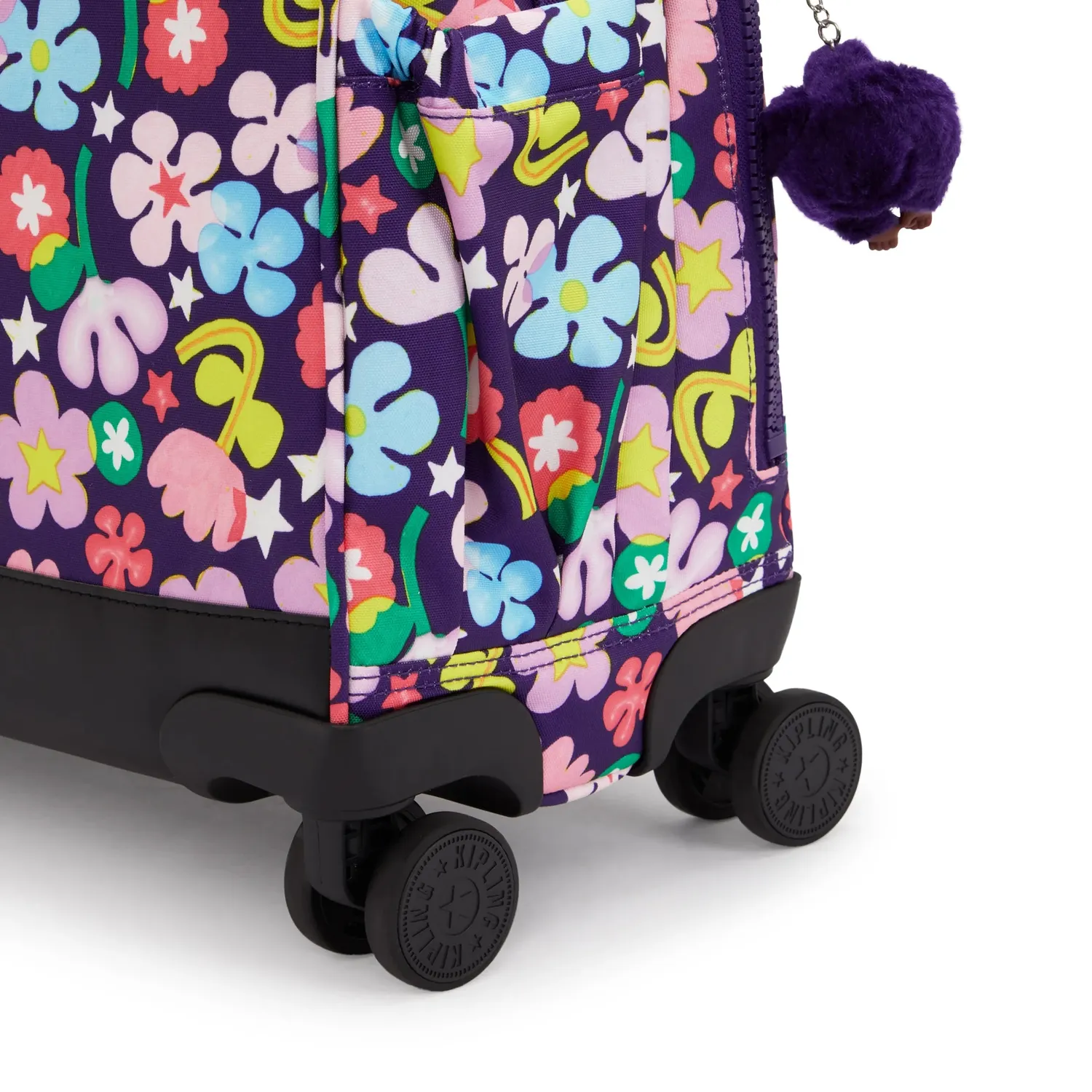 Kipling New Storia schooltas met wielen Fairy Flower Groot trolley