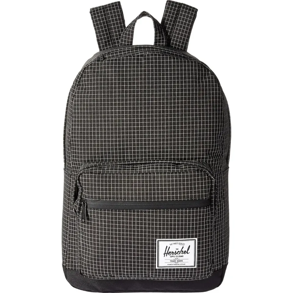 Herschel Pop Quiz rugzak Black Grid canvas