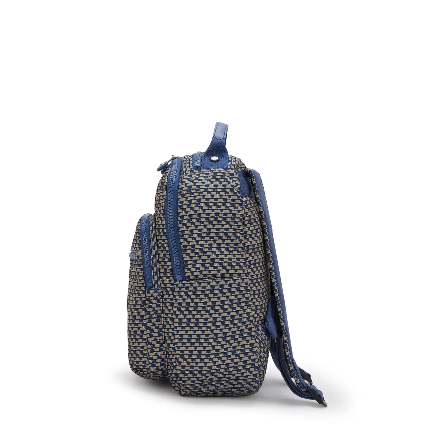 Kipling Seoul S rugzak Klein Blue on Wire 11 inch