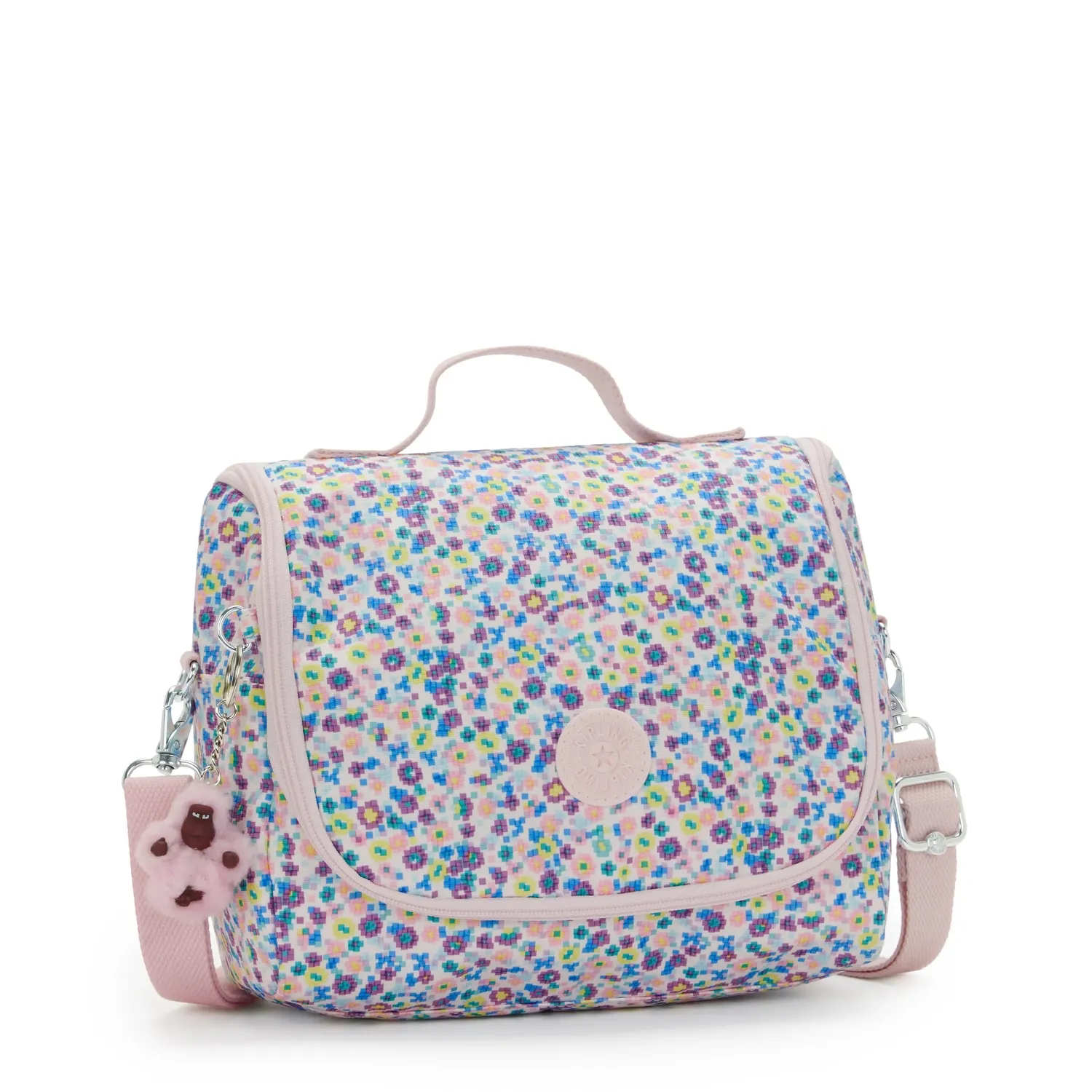Kipling New Kichirou lunchtas Digi Flower Print groot schouderriem