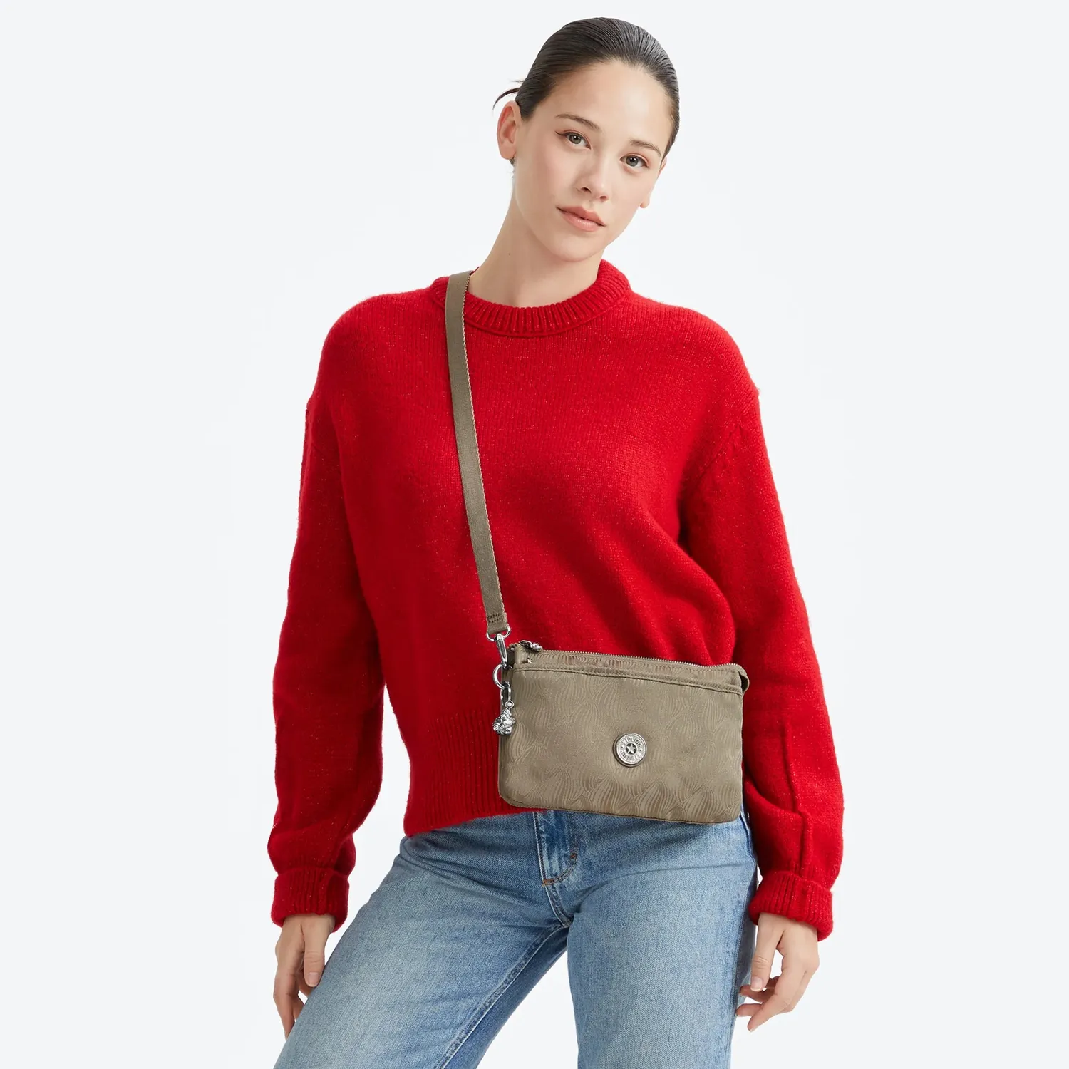 Kipling Riri crossbodytas Klein Diamond Wave jacquard