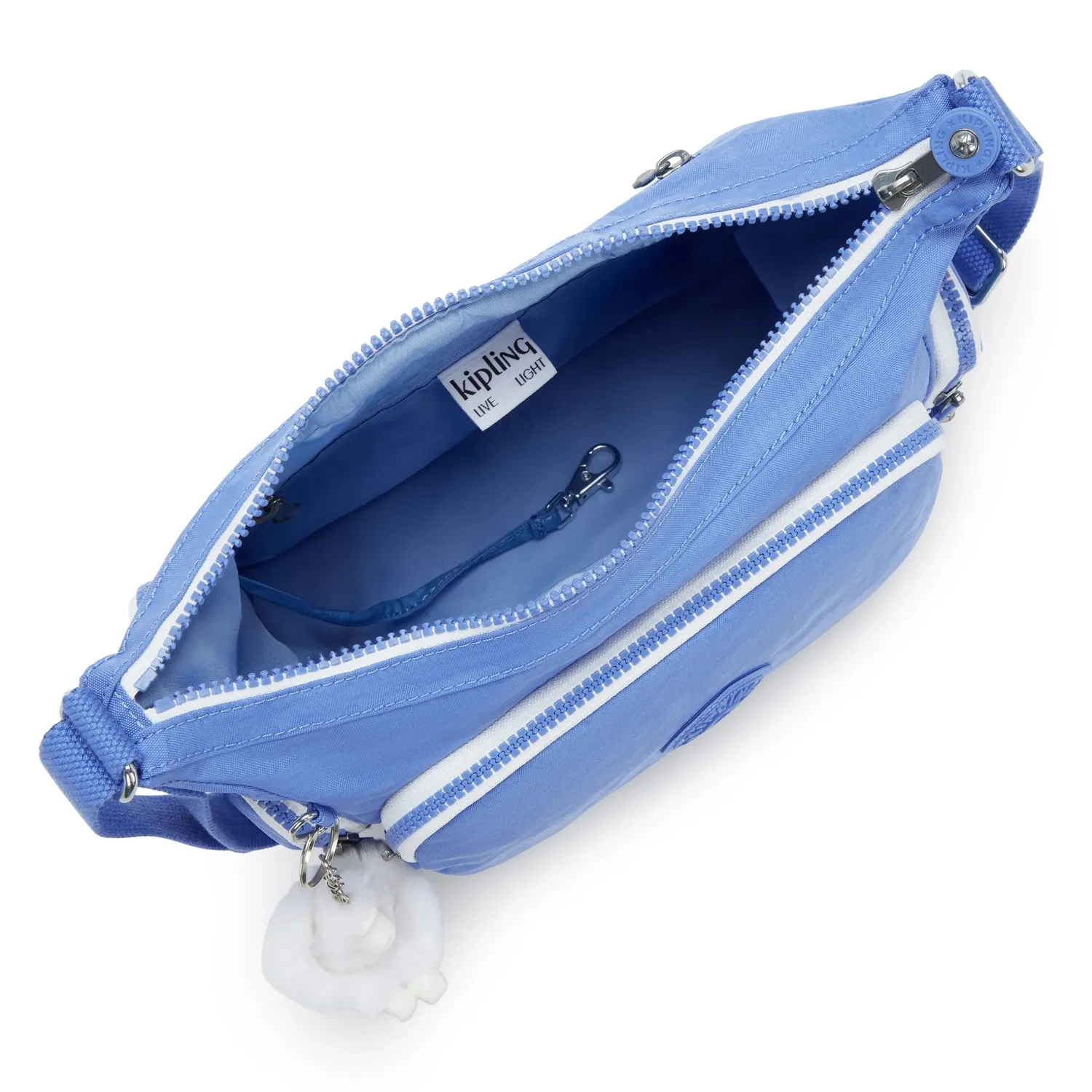 Kipling Gabb S crossbodytas Medium Cocktail Blue ritsvakken