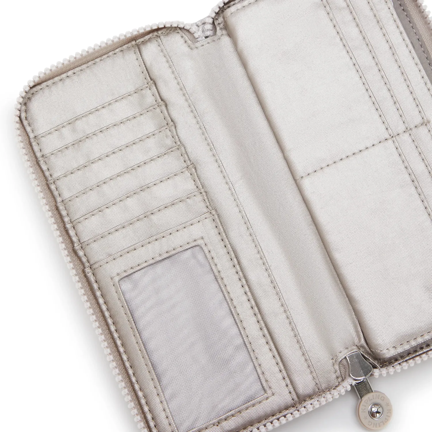 Kipling Money World portemonnee Metallic Glow groot metallic