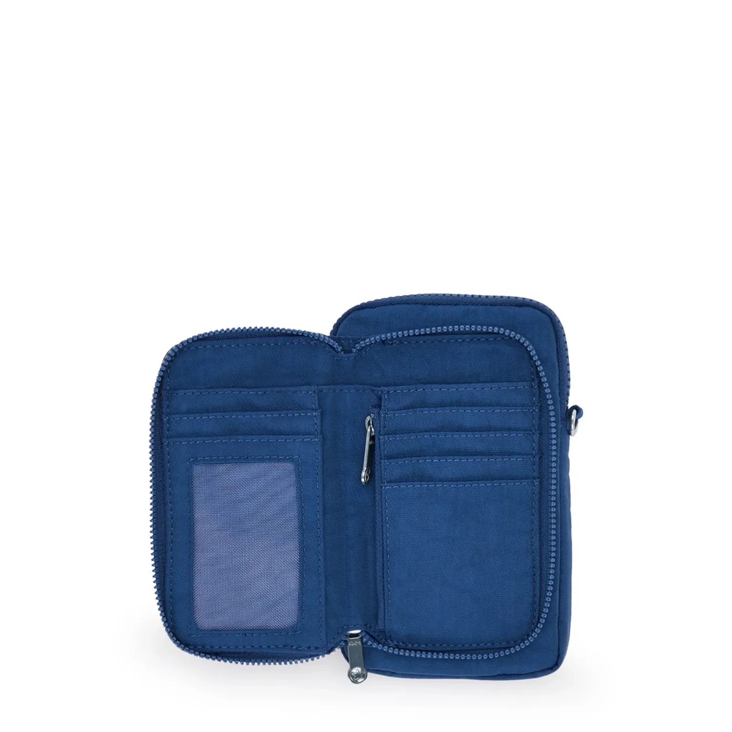 Kipling Telmo portemonnee crossbody klein Casual Blue pasjes