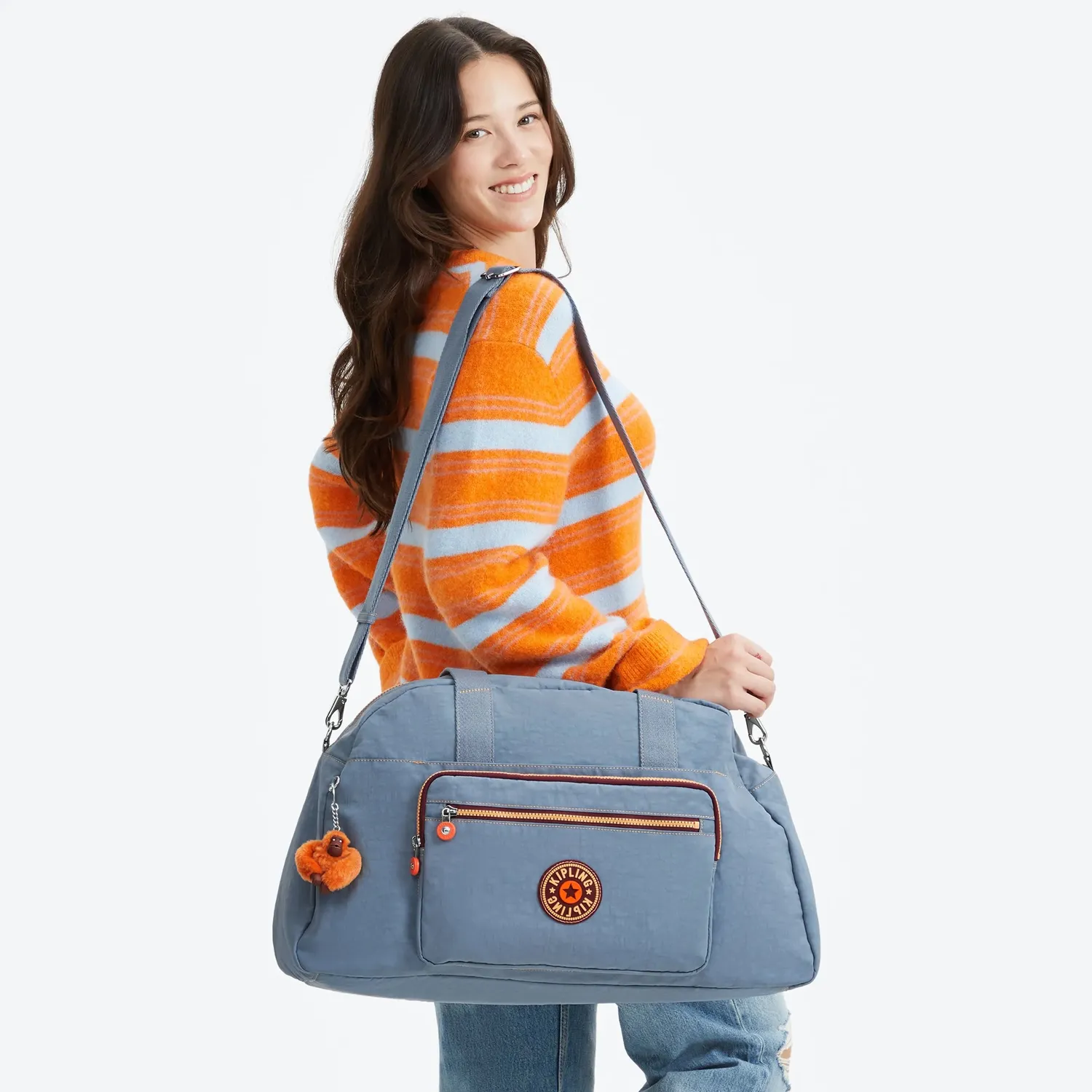 Kipling Defea XL Energy weekendtas Energy Blue Medium ruim