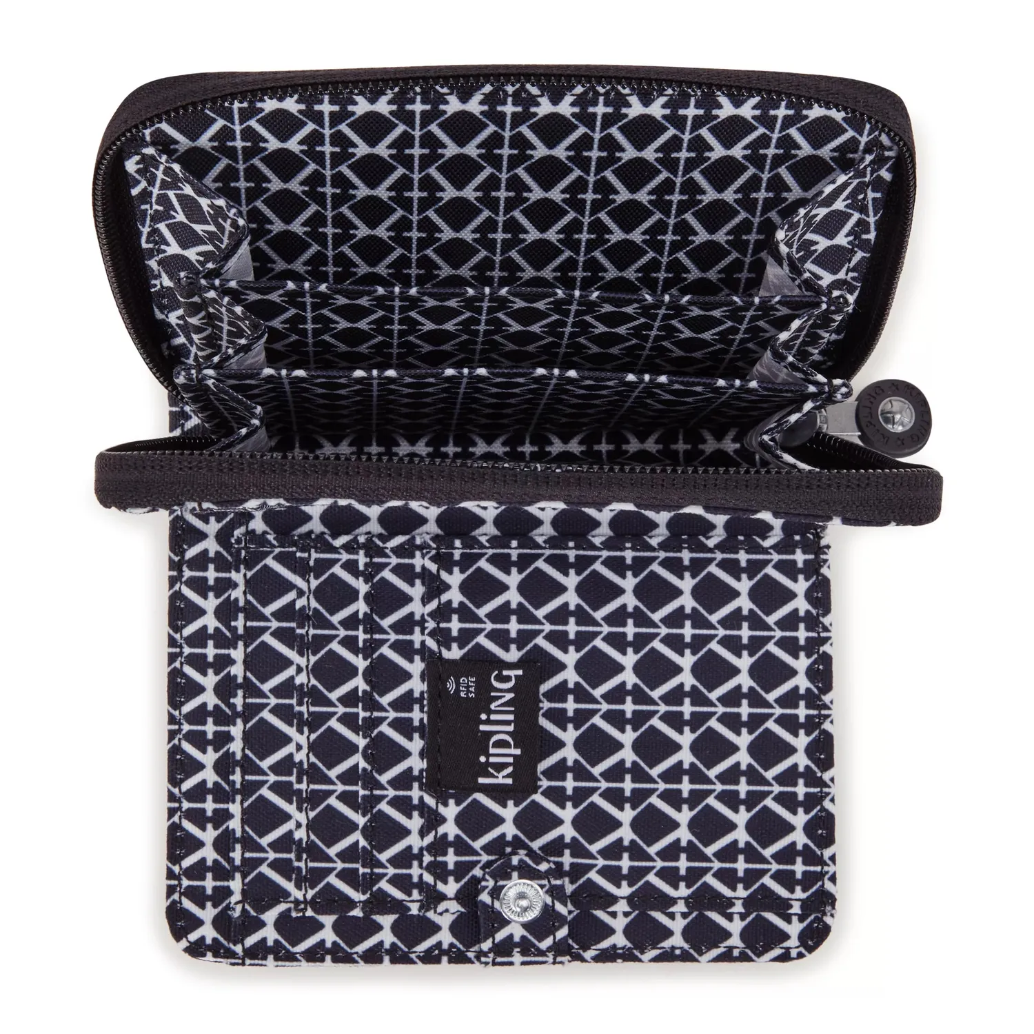 Kipling Money Love portemonnee Signature Print Medium RFID