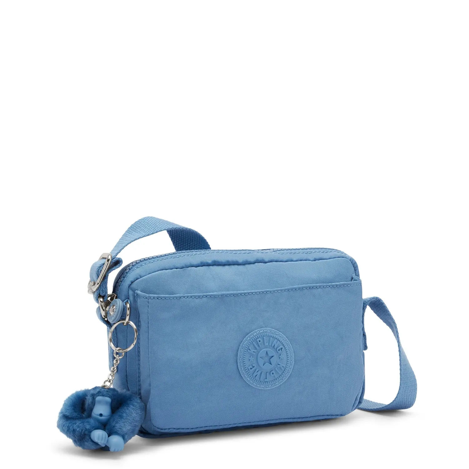 Kipling Abanu crossbody tas klein Vintage Blue verstelbaar