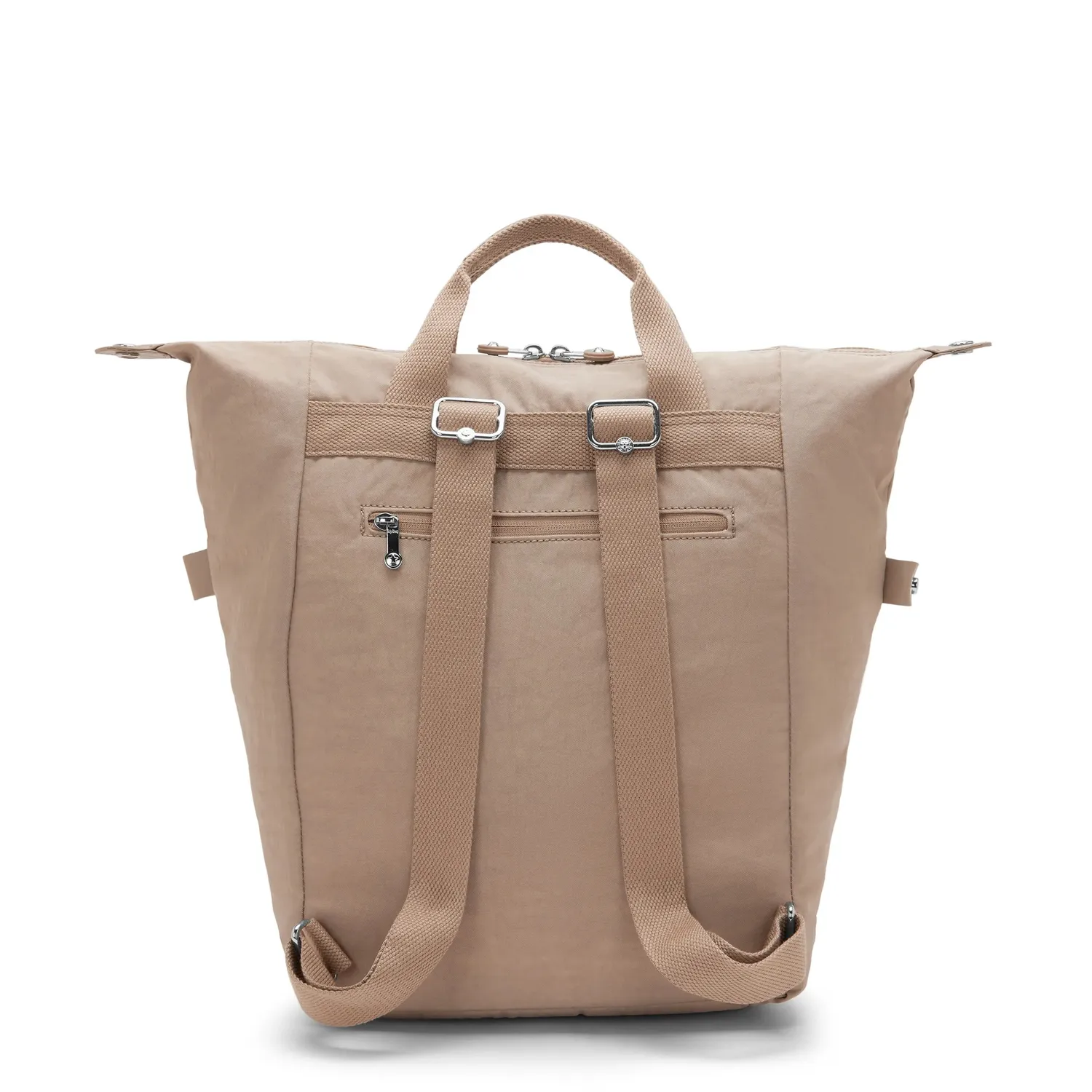 Kipling New Art rugzak Tan Beige Medium 15 inch
