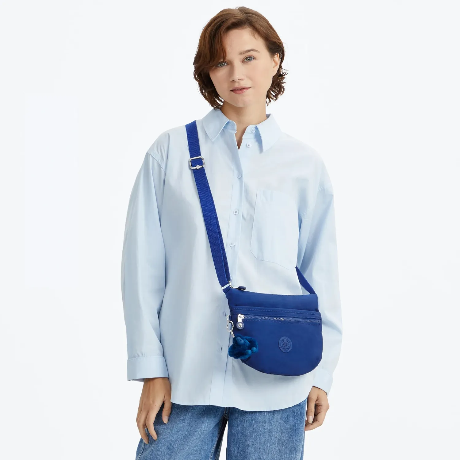 Kipling Arto S crossbody tas Blazing Blue klein waterafstotend