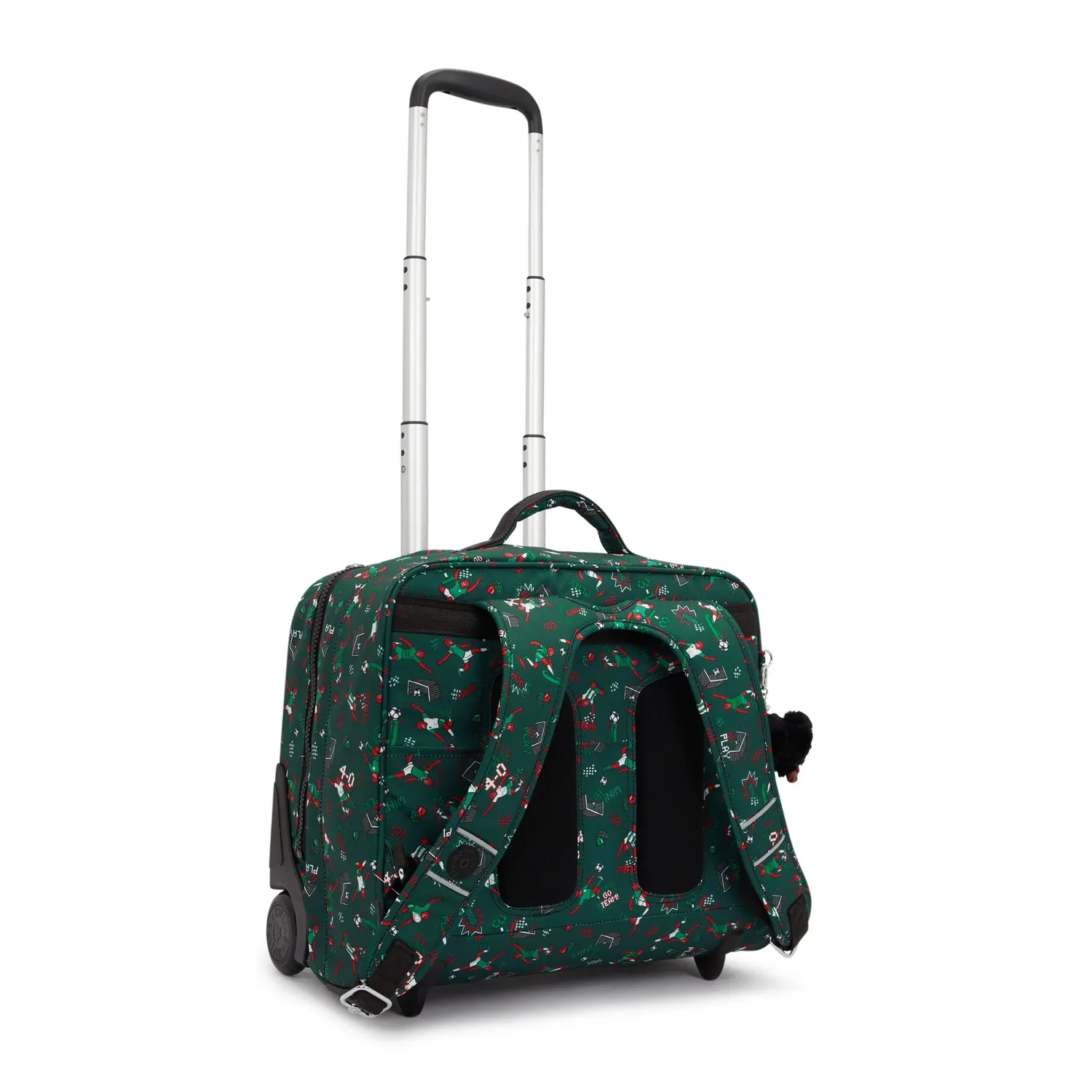 Kipling Giorno rugzak Soccer Print groot met wieltjes