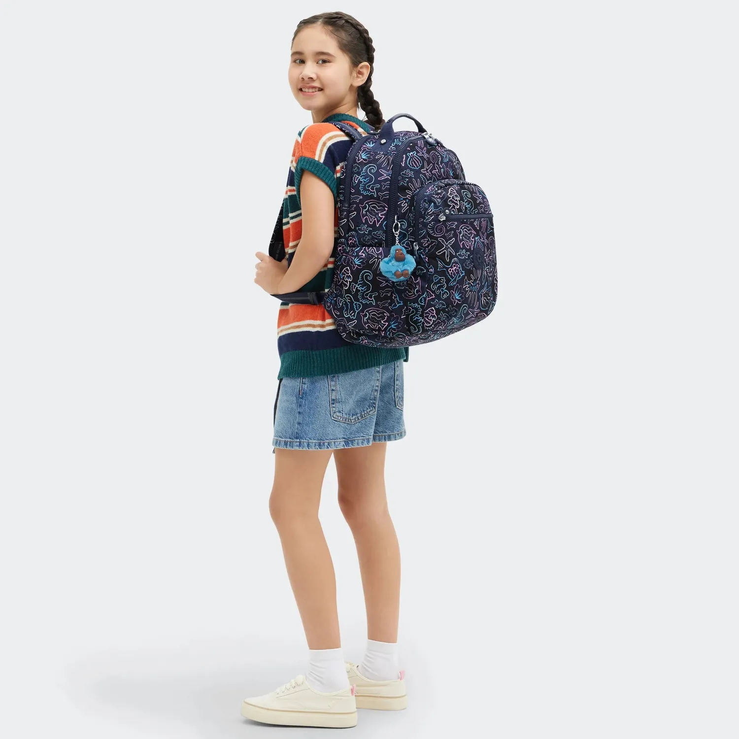 Kipling Seoul Lap rugzak Disco Fish 15 inch laptop