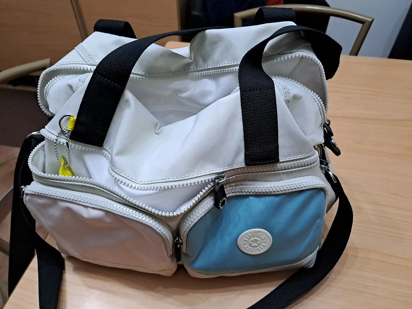 Kipling Art handtas medium Blue Bleu 2 verstelbaar