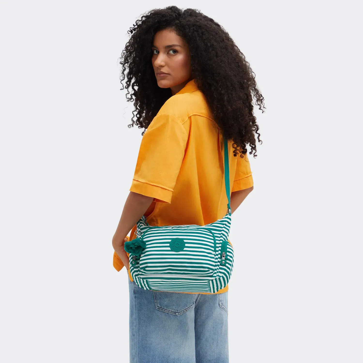 Kipling Gabb S crossbodytas Medium Parasol Stripes gestreept