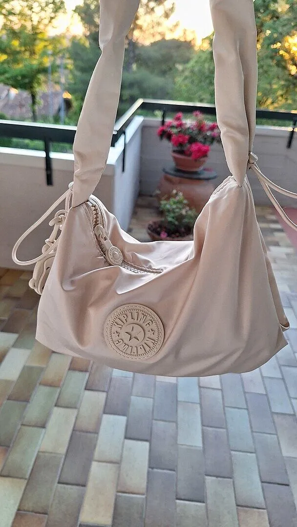Kipling Eleni schoudertas Klein Daisy Yellow compact